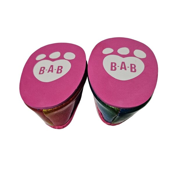 Build a Bear Rainbow Slip on Ballet Flats Sparkly Sandals for Plush Animal - Picture 6 of 6